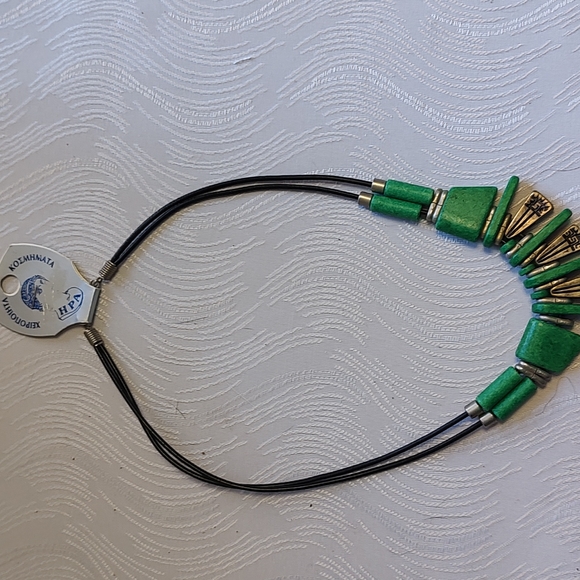 Great Gift - Greek Jade and silver necklace - Picture 4 of 6